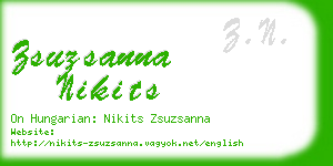 zsuzsanna nikits business card